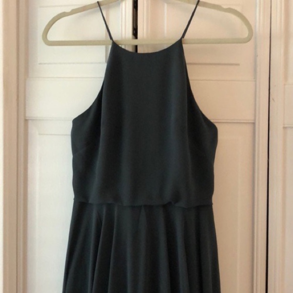 Jenny Yoo Luca Dress in Black. Size 0 NWT.